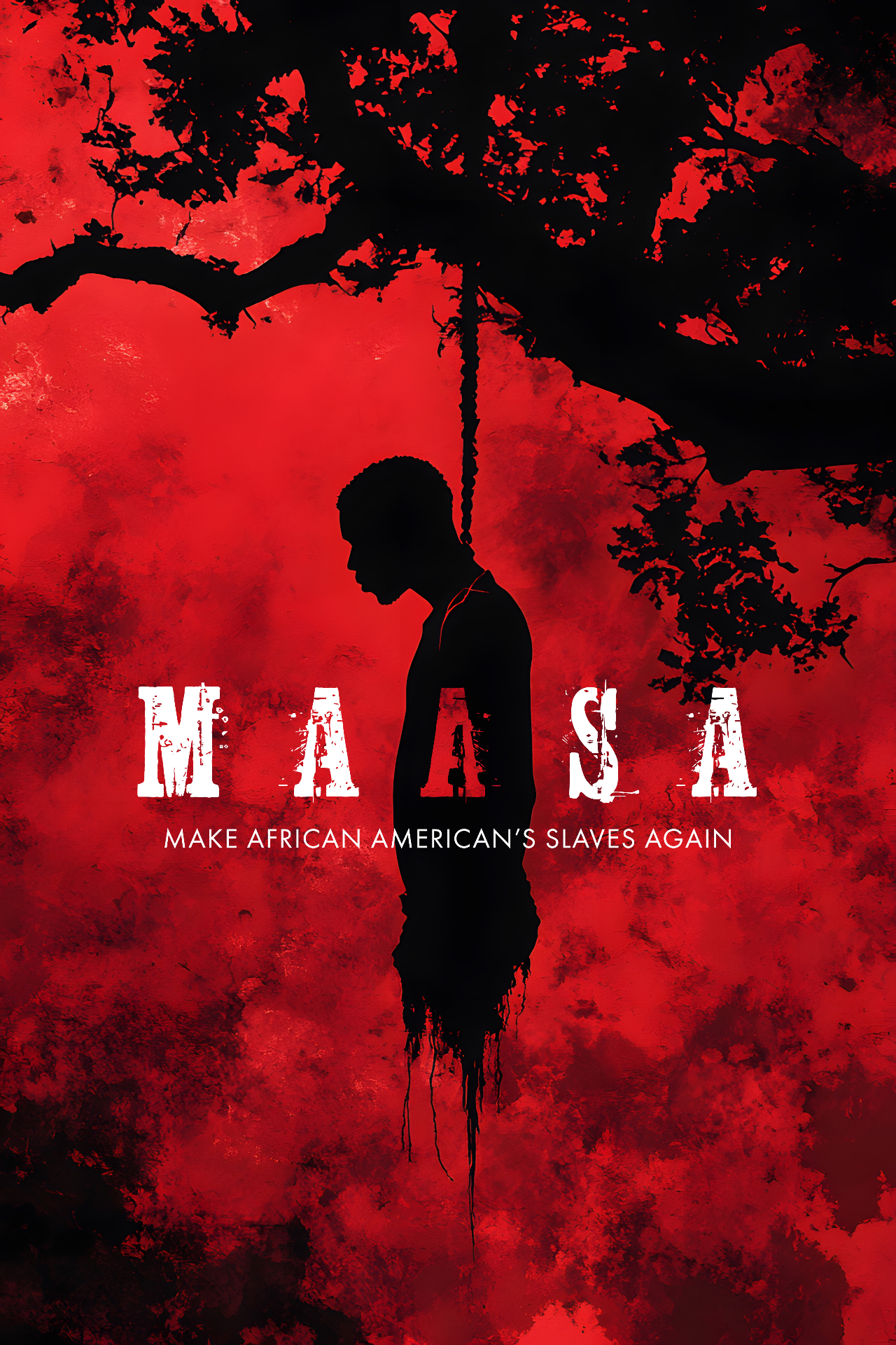 MAASA artwork: silhouette beneath a tree